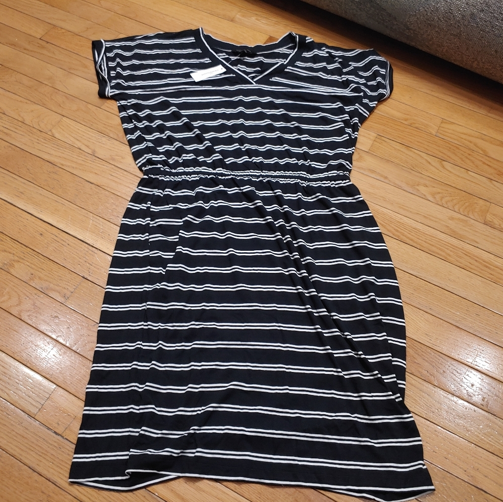 Banana Republic Dress Black Womens BRAND NEW - Picture 2 of 14